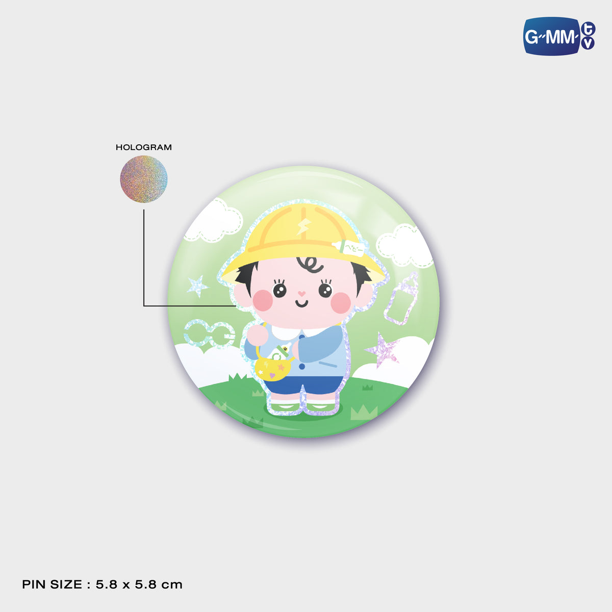 ON-0196 BABII HOLOGRAM PIN