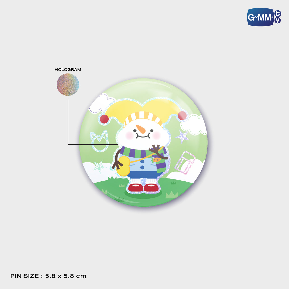 ON-0212 MOMO HOLOGRAM PIN