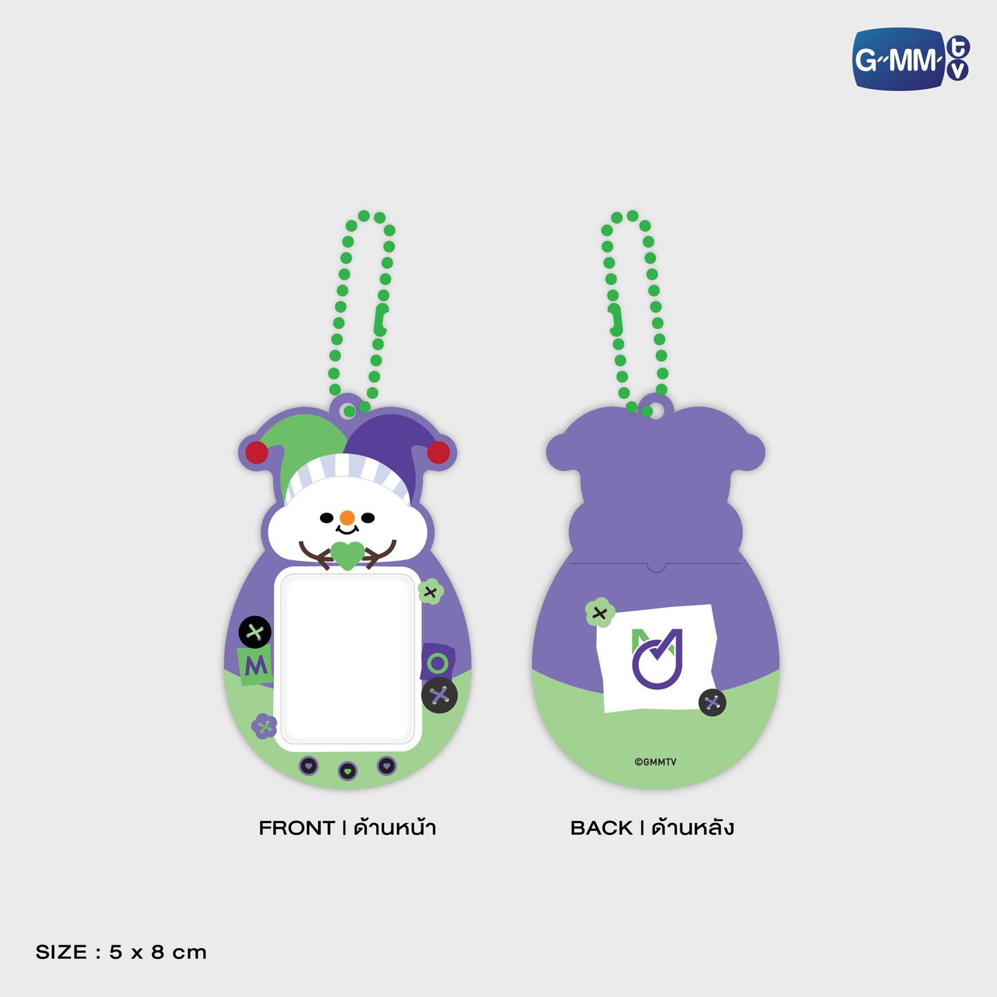 POPOS25-244 MOMO MINI CARD HOLDER WITH MARKOHM PHOTOCARD