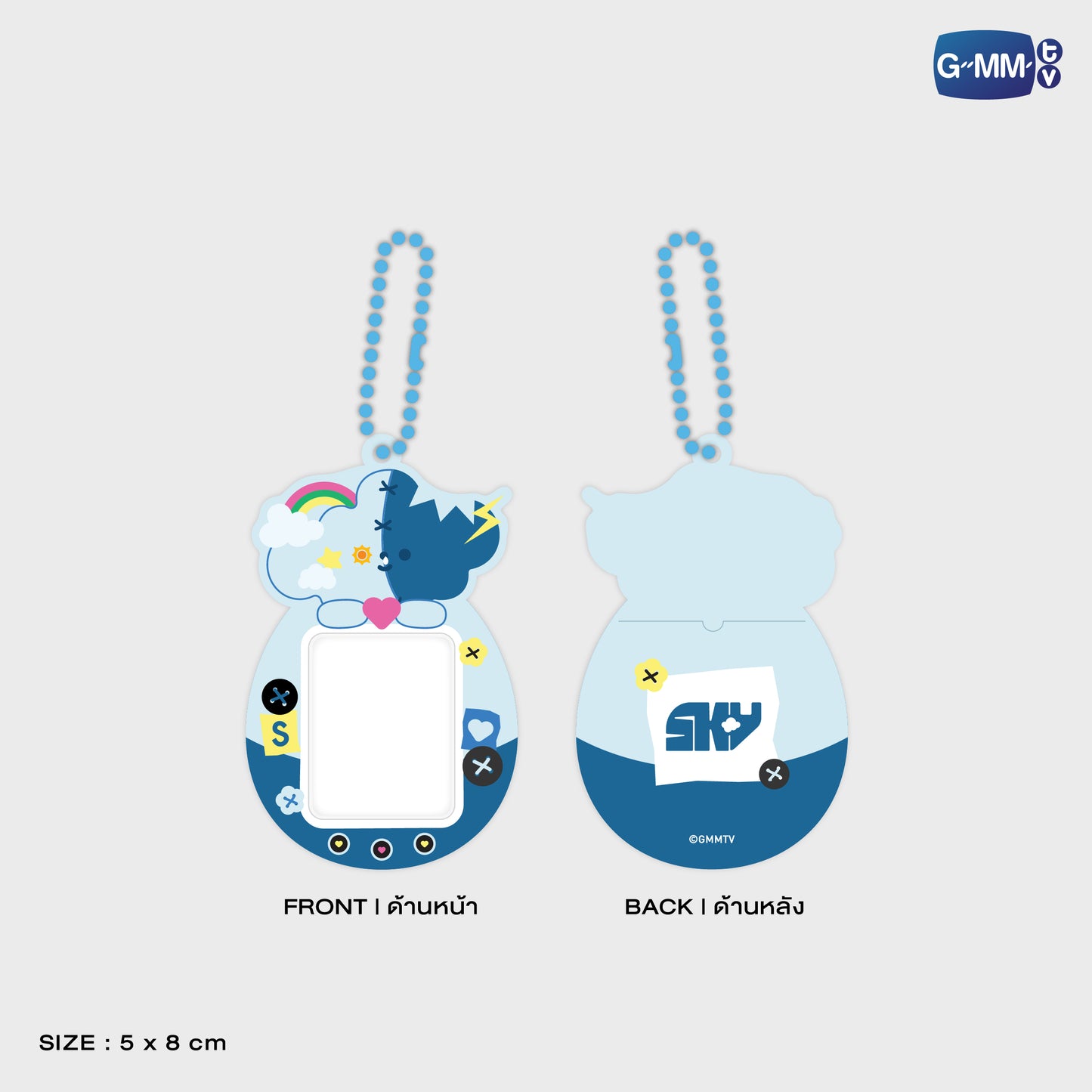 POPOS25-251 SMYLE MINI CARD HOLDER WITH SKY PHOTOCARD