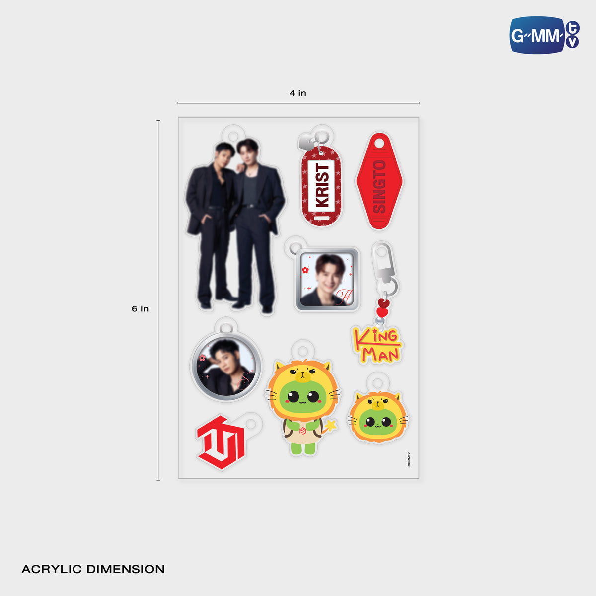ON-0338 KRISTSINGTO DIY ACRYLIC KEYCHAIN | GMMTV FANFEST 2026 LIVE IN JAPAN