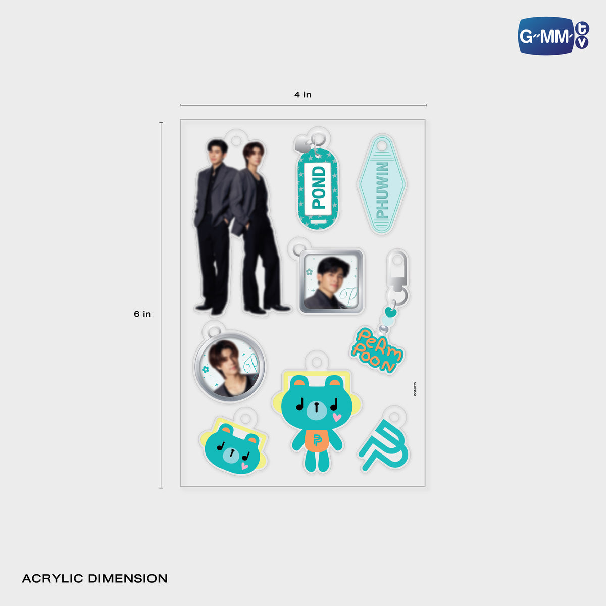 ON-0342 PONDPHUWIN DIY ACRYLIC KEYCHAIN | GMMTV FANFEST 2026 LIVE IN JAPAN