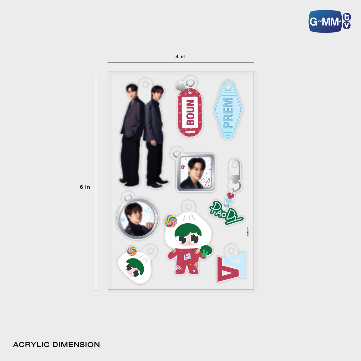 ON-0341 BOUNPREM DIY ACRYLIC KEYCHAIN | GMMTV FANFEST 2026 LIVE IN JAPAN
