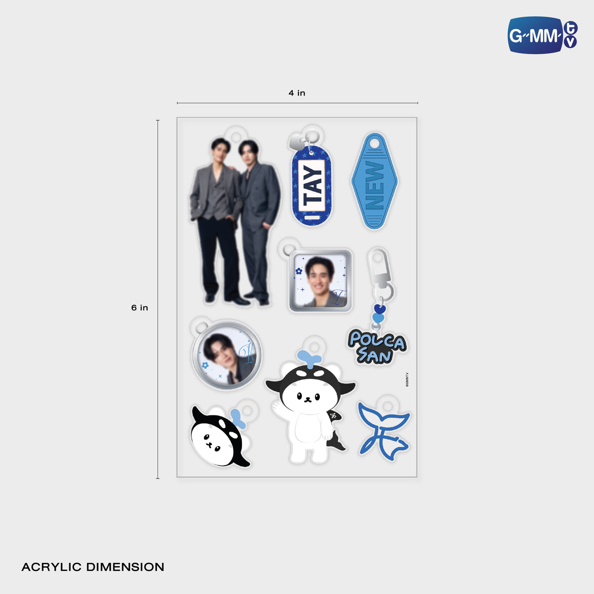ON-0340 TAYNEW DIY ACRYLIC KEYCHAIN | GMMTV FANFEST 2026 LIVE IN JAPAN