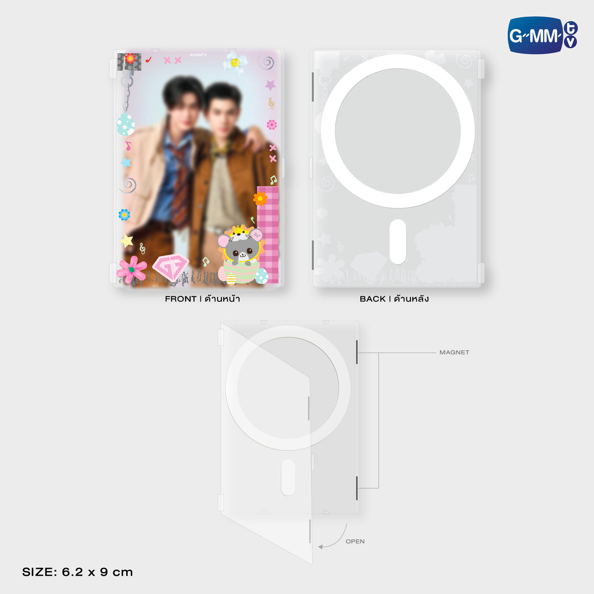 GUNMA26-197 LOOK KHUNNOO MAGNETIC CARD HOLDER WITH PHOTOCARD