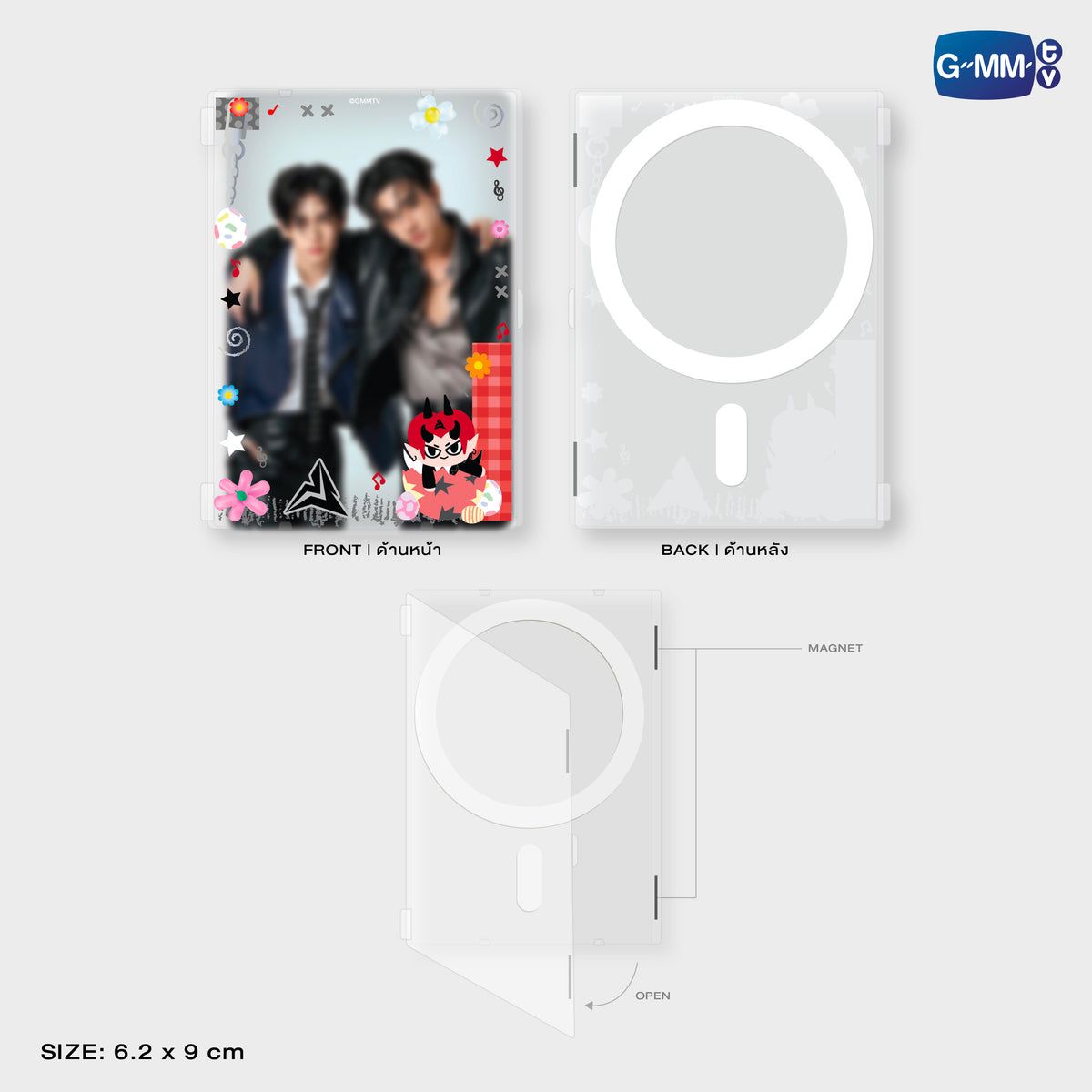 GUNMA26-200 DOMIIA MAGNETIC CARD HOLDER WITH PHOTOCARD