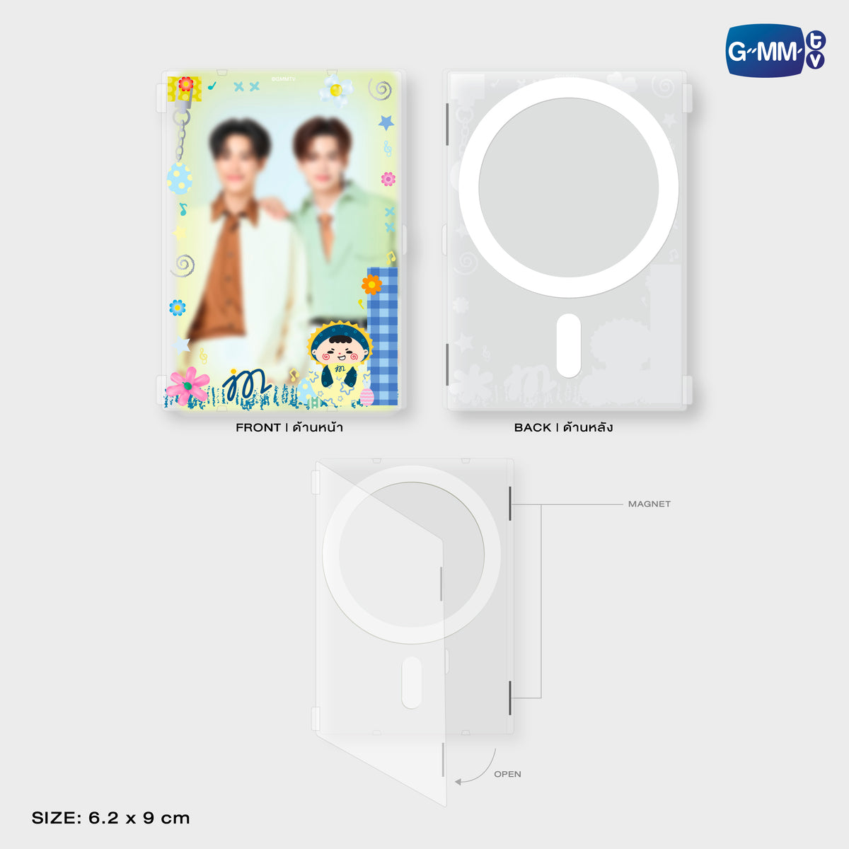 GUNMA26-202 JUMMO MAGNETIC CARD HOLDER WITH PHOTOCARD