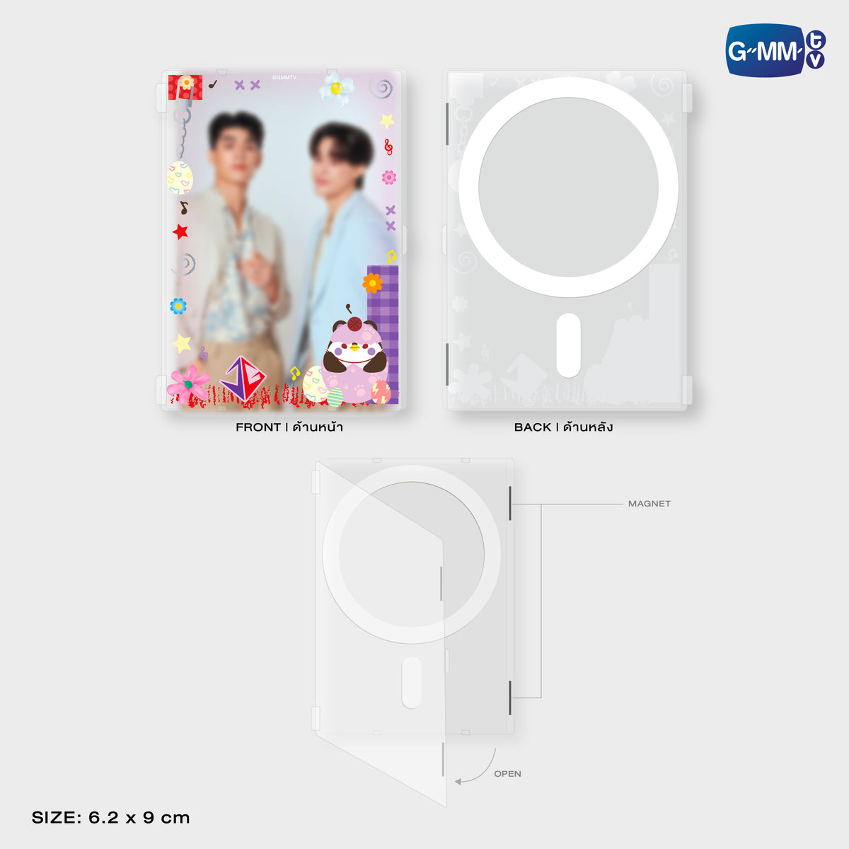 GUNMA26-203 GUINZLY MAGNETIC CARD HOLDER WITH PHOTOCARD