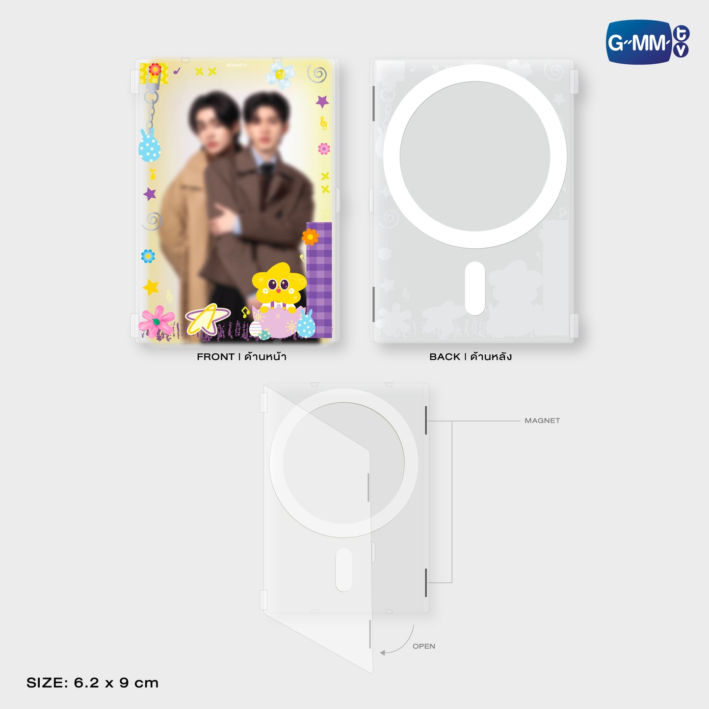 POPFK26-186 CERI MAGNETIC CARD HOLDER WITH PHOTOCARD
