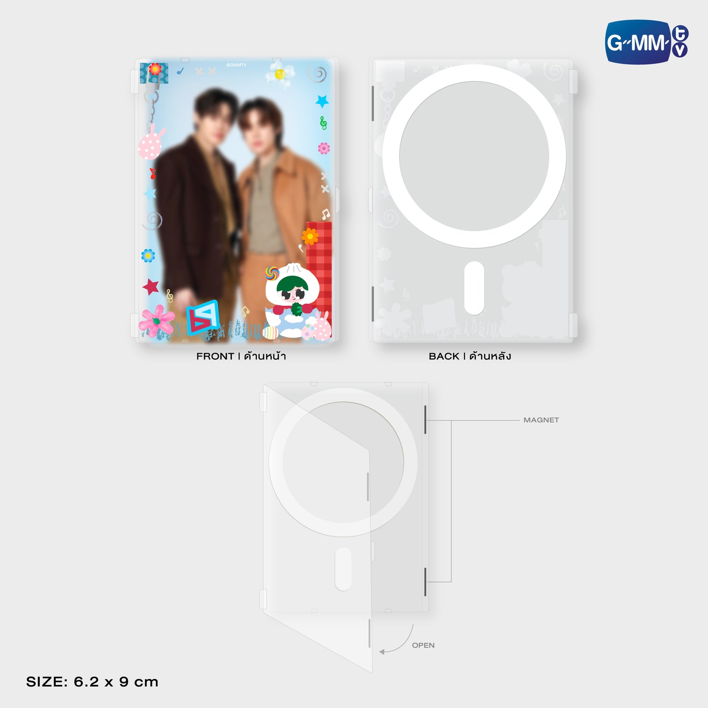 POPFK26-173 PAODY MAGNETIC CARD HOLDER WITH PHOTOCARD
