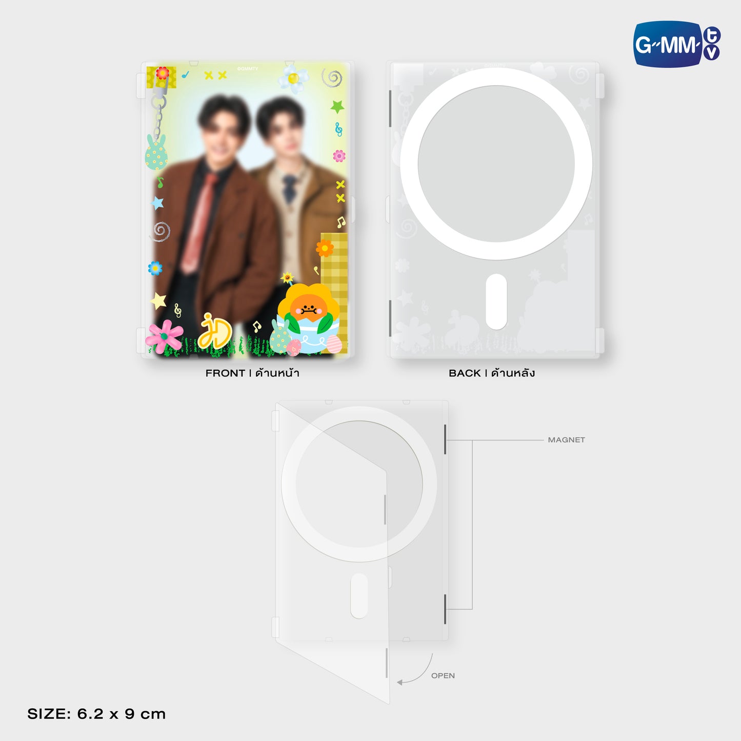 POPFK26-175 JAIDEE MAGNETIC CARD HOLDER WITH PHOTOCARD