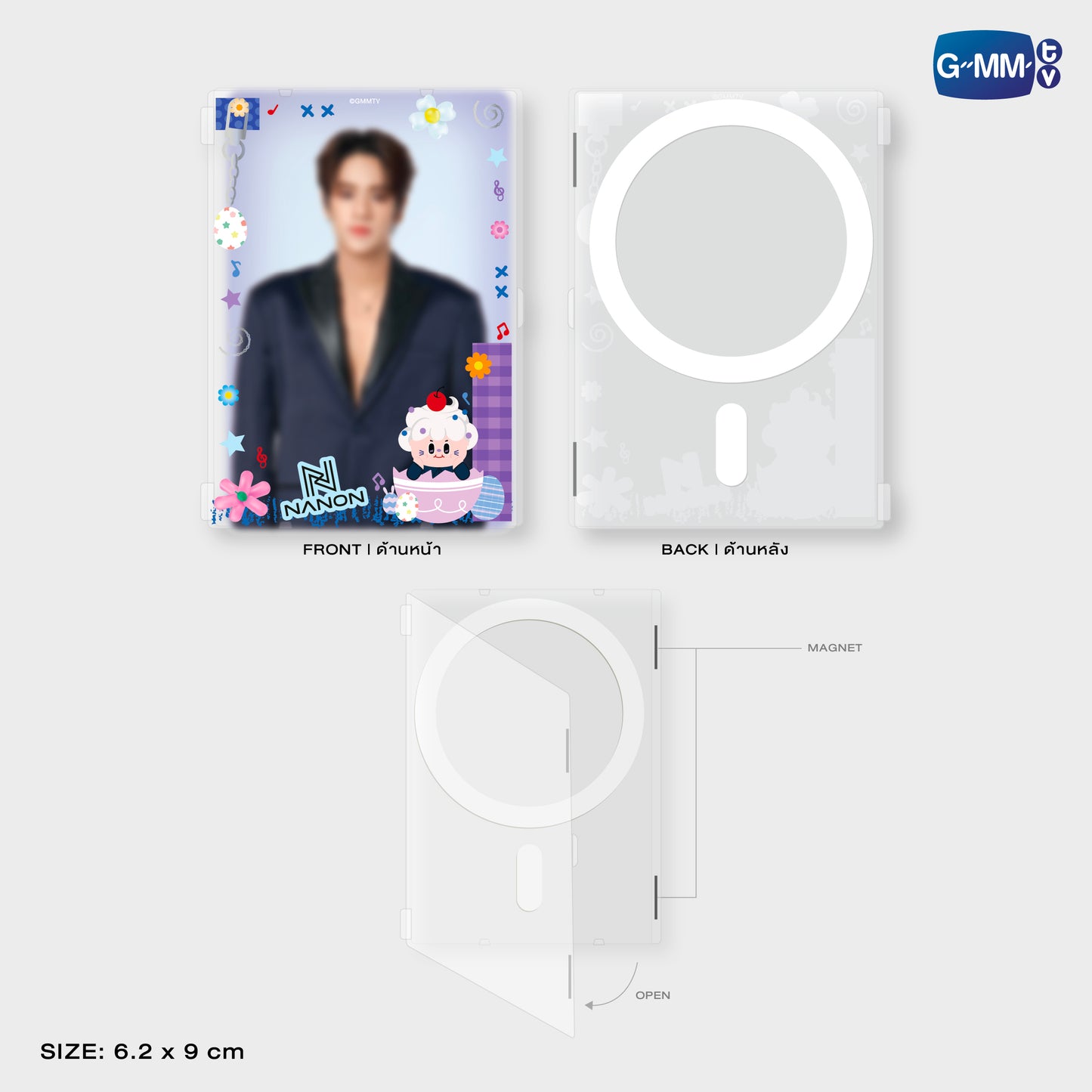 POPFK26-191 NILKNHAKE MAGNETIC CARD HOLDER WITH PHOTOCARD