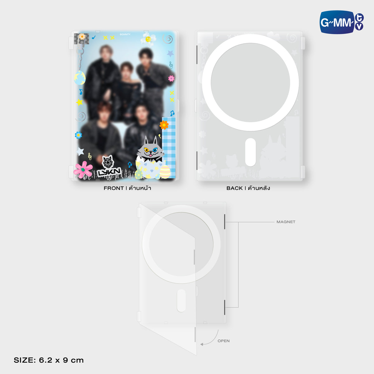 GUNMA26-213 LYKYOU MAGNETIC CARD HOLDER WITH PHOTOCARD