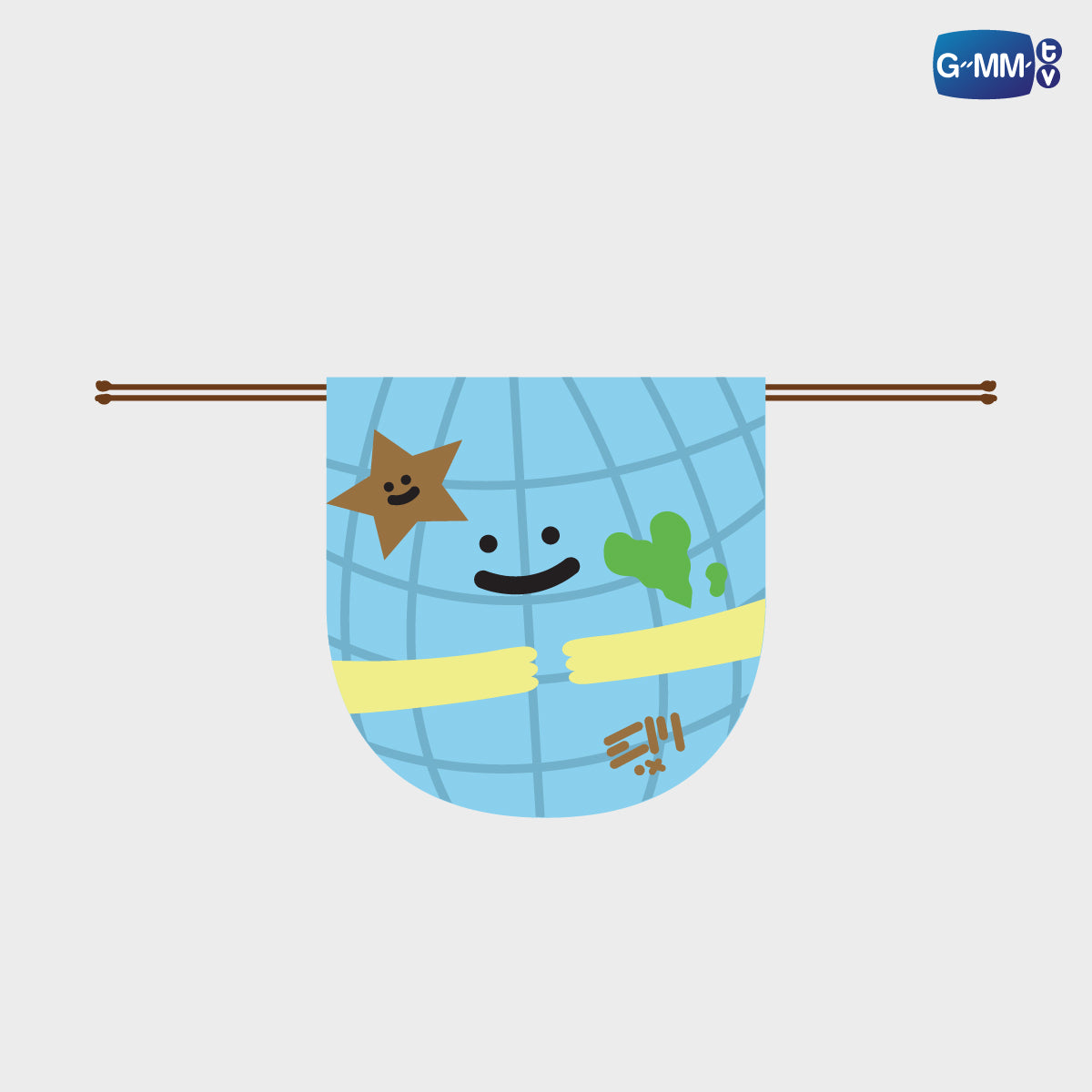 ON-0168 MR. SATURNWORLD DRAWSTRING POUCH