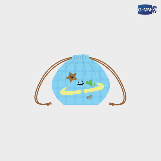 POPFK26-136 MR. SATURNWORLD CHARACTER DRAWSTRING BAG