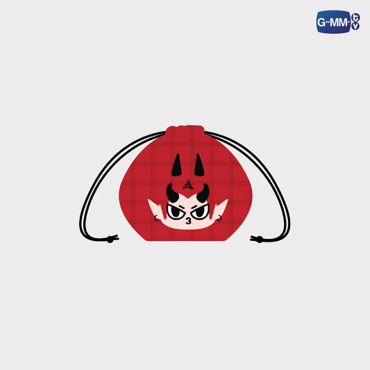 POPFK26-145 DOMIIA CHARACTER DRAWSTRING BAG