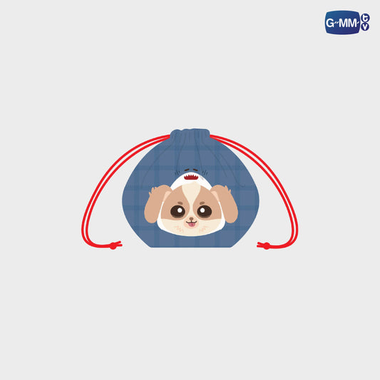 POPFK26-146 WESLEY CHARACTER DRAWSTRING BAG