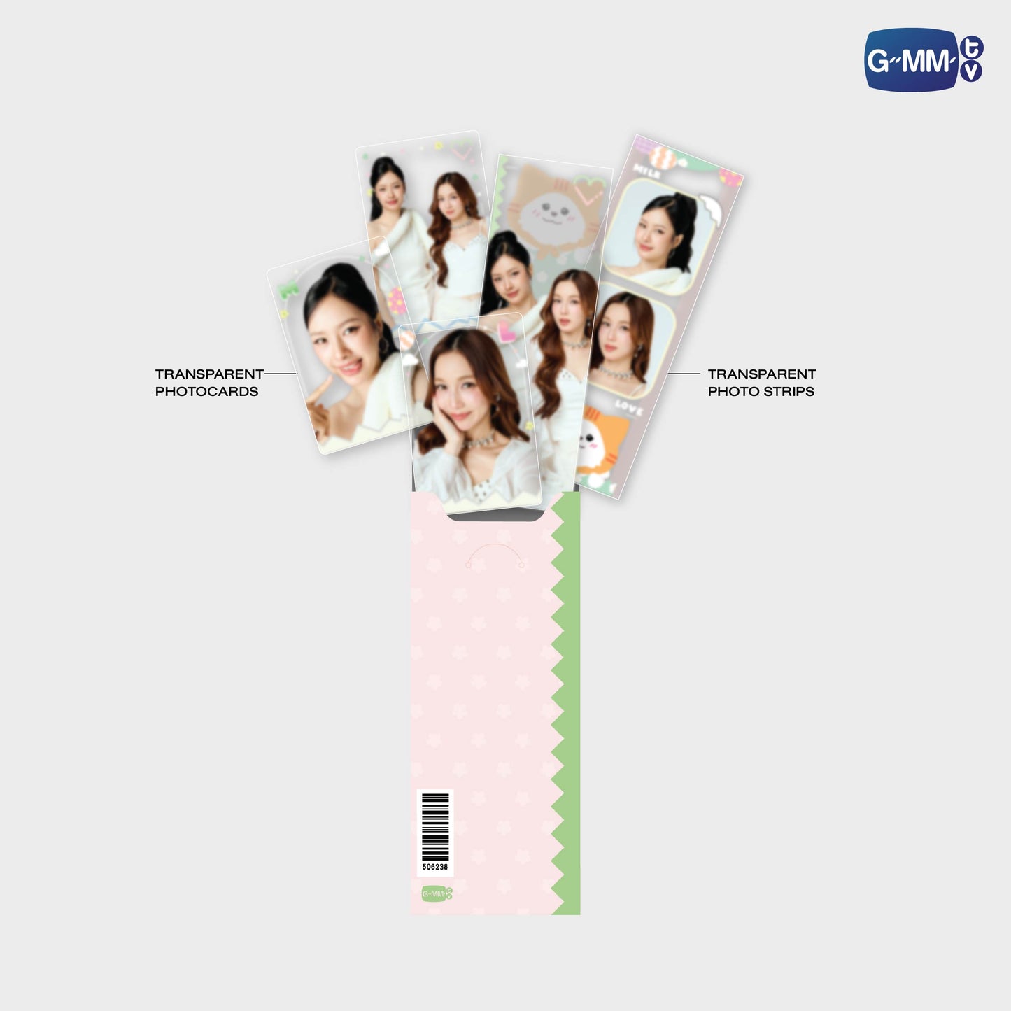 POPFK26-265 MILKLOVE | TRANSPARENT PHOTOSET
