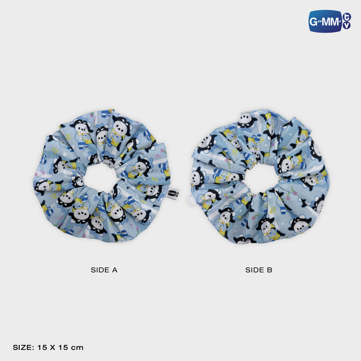 ON-0305 POLCASAN CHARACTER HAIR SCRUNCHIE