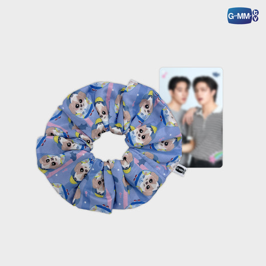 ON-0317 WESLEY CHARACTER HAIR SCRUNCHIE