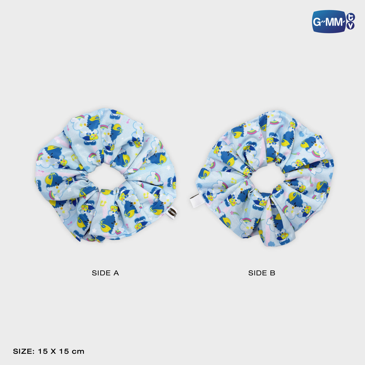 ON-0327 SMYLE CHARACTER HAIR SCRUNCHIE