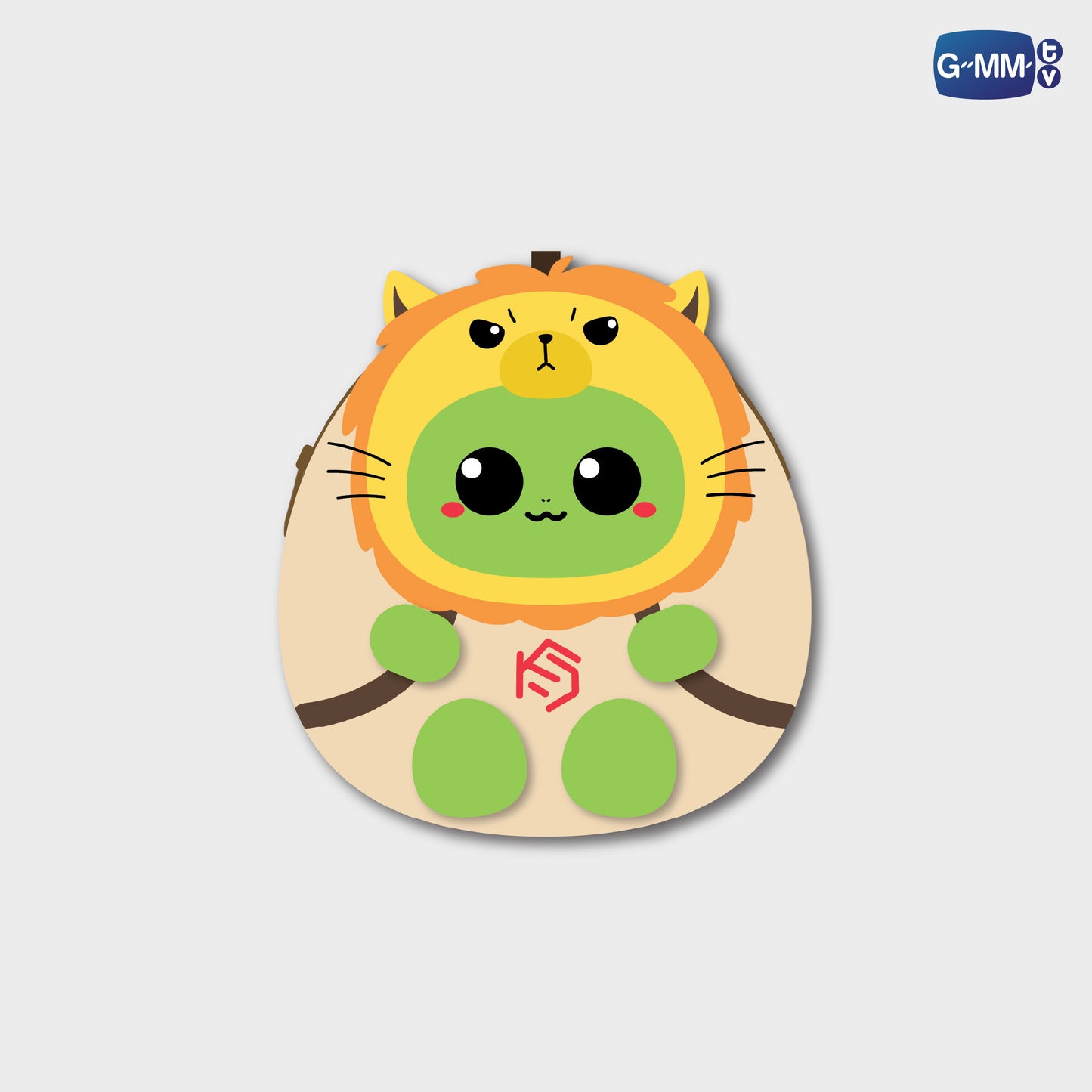 POPTK26-059 KING MAN EGGY FLUFFY COIN POUCH