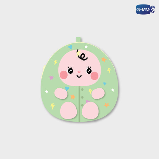 ON-0436 BABII EGGY FLUFFY COIN POUCH