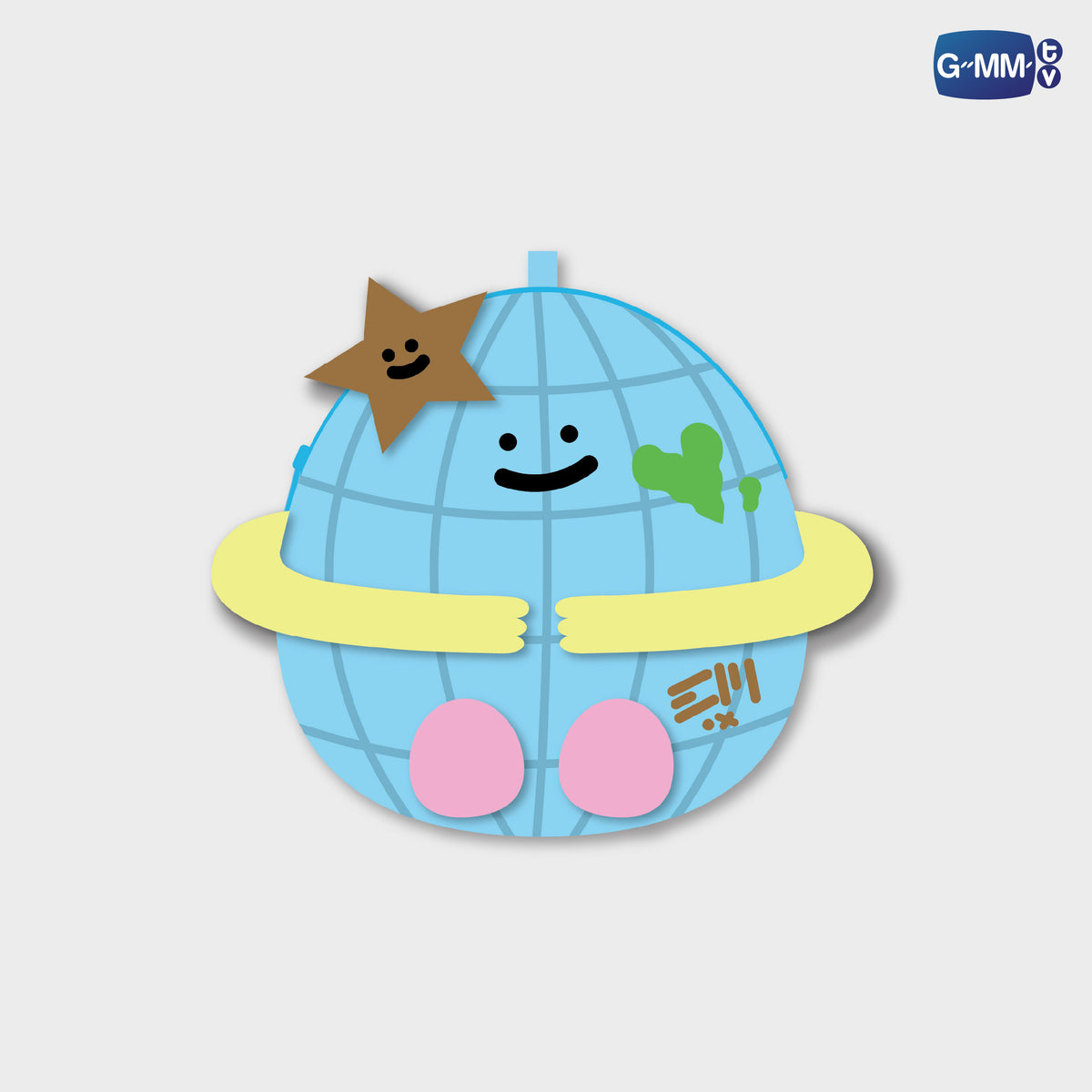 ON-0438 MR. SATURNWORLD EGGY FLUFFY COIN POUCH