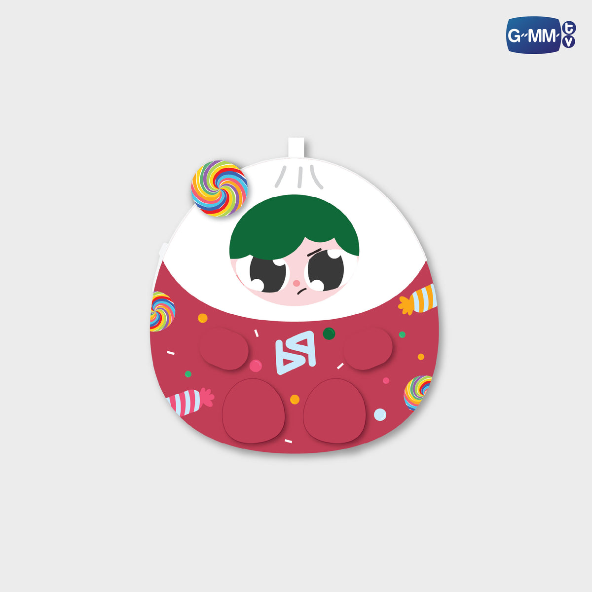 ON-0439 PAODY EGGY FLUFFY COIN POUCH