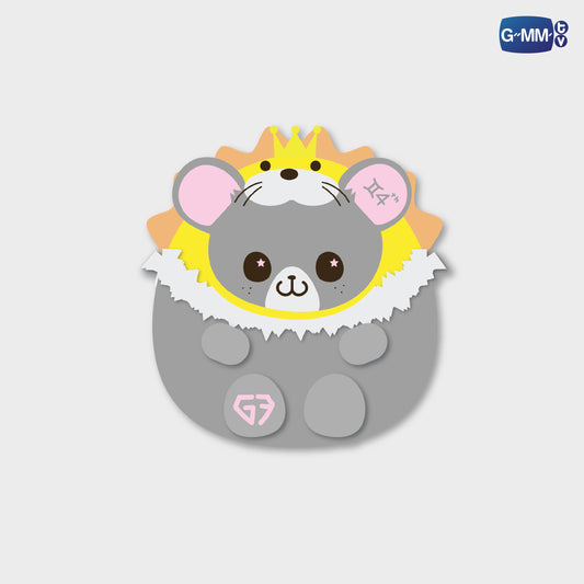 POPFK26-232 LOOK KHUNNOO EGGY FLUFFY COIN POUCH