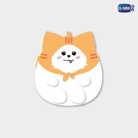 POPFK26-236 MUVMUV EGGY FLUFFY COIN POUCH