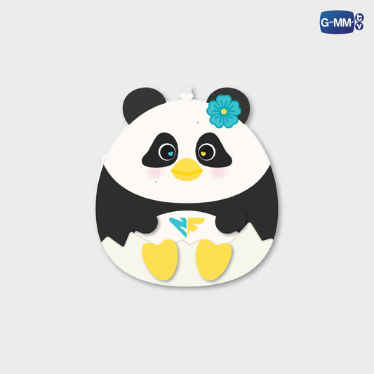 OSK26-077 LUNAR EGGY FLUFFY COIN POUCH