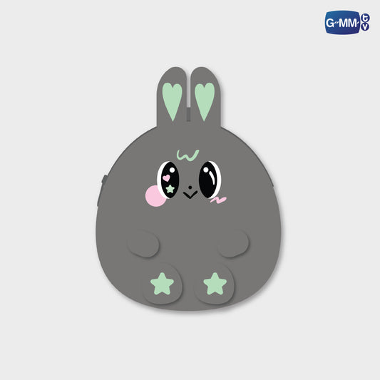 POPFK26-238 METAA EGGY FLUFFY COIN POUCH