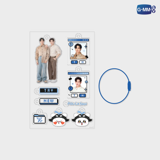 POPOS25-709 CUSTOMIZABLE ACRYLIC KEYCHAIN TAYNEW