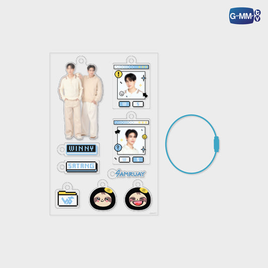 POPOS25-718 CUSTOMIZABLE ACRYLIC KEYCHAIN WINNYSATANG