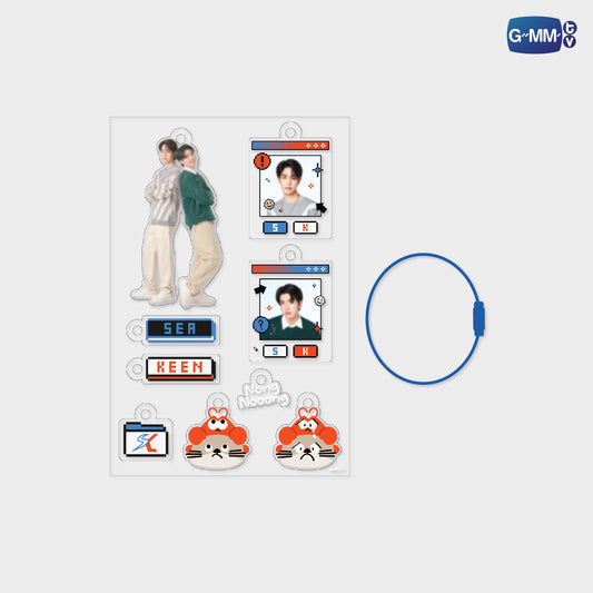 POPOS25-719 CUSTOMIZABLE ACRYLIC KEYCHAIN SEAKEEN