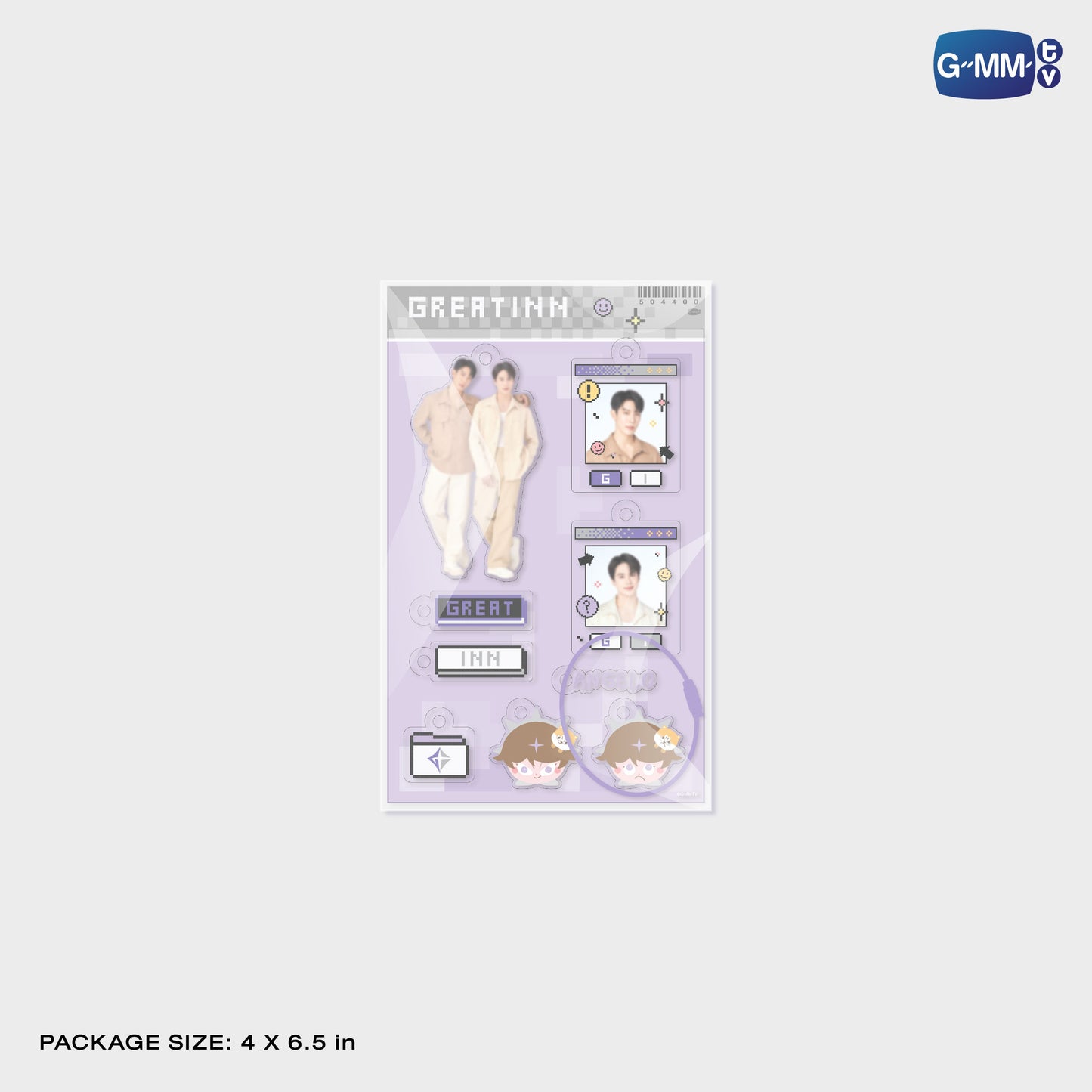 POPOS25-742 CUSTOMIZABLE ACRYLIC KEYCHAIN GREATINN