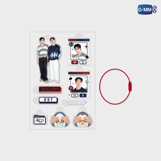 POPOS25-721 CUSTOMIZABLE ACRYLIC KEYCHAIN WILLIAMEST