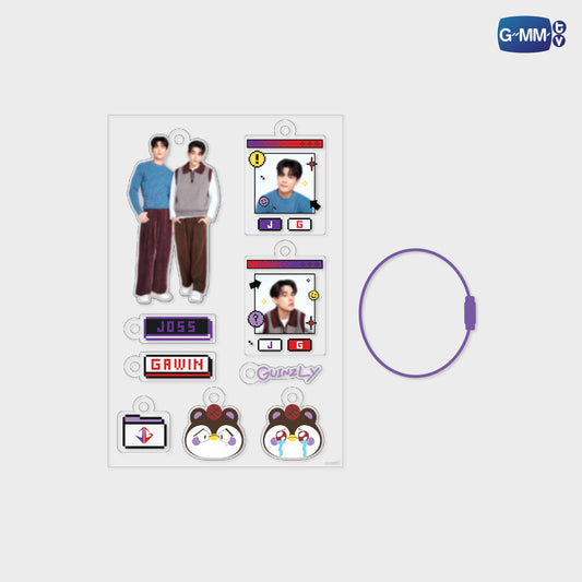 POPOS25-723 CUSTOMIZABLE ACRYLIC KEYCHAIN JOSSGAWIN