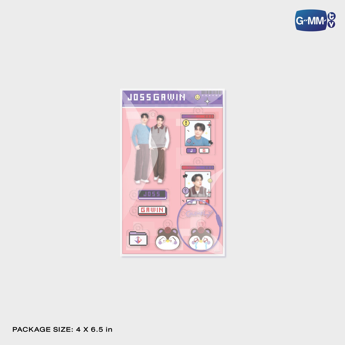 POPOS25-723 CUSTOMIZABLE ACRYLIC KEYCHAIN JOSSGAWIN