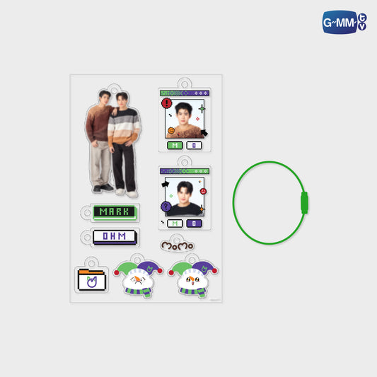 POPOS25-724 CUSTOMIZABLE ACRYLIC KEYCHAIN MARKOHM