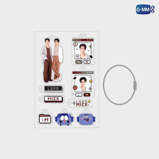 POPOS25-726 CUSTOMIZABLE ACRYLIC KEYCHAIN LUKEMICK