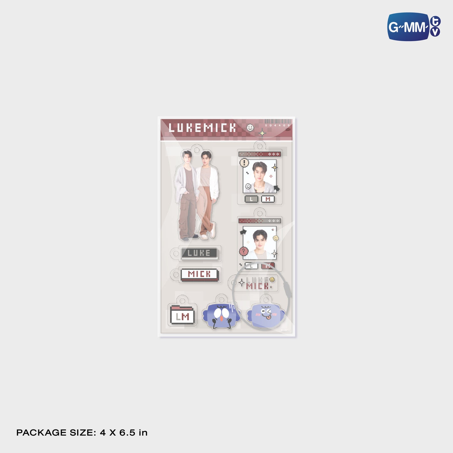 POPOS25-726 CUSTOMIZABLE ACRYLIC KEYCHAIN LUKEMICK