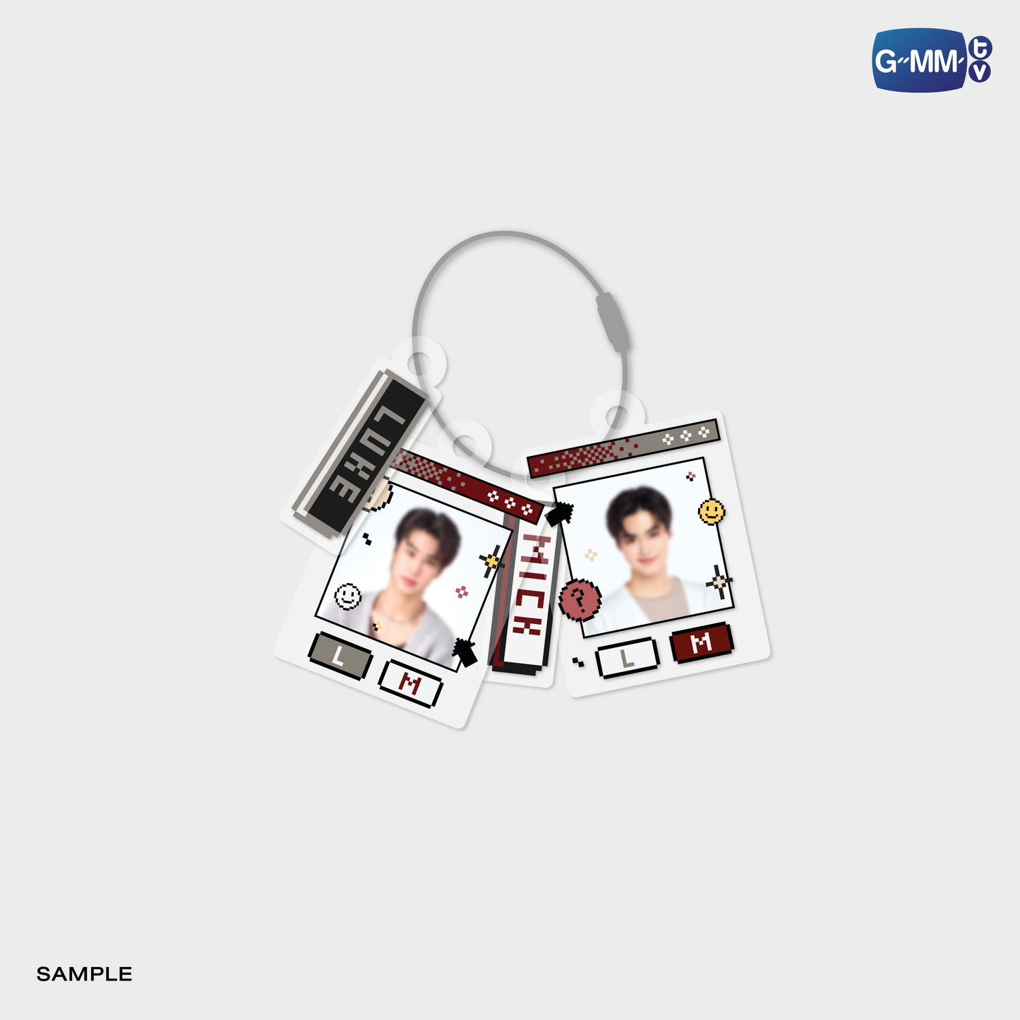 POPOS25-726 CUSTOMIZABLE ACRYLIC KEYCHAIN LUKEMICK