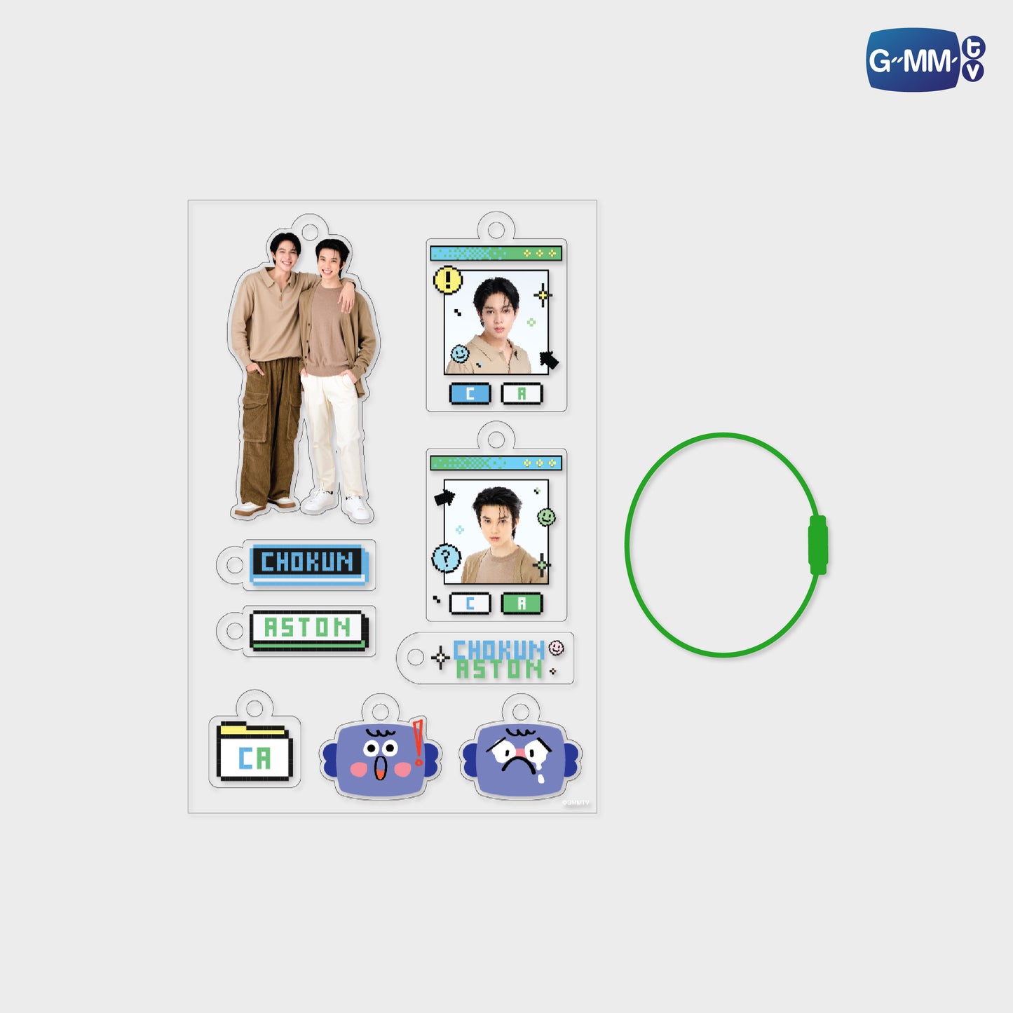 POPOS25-727 CUSTOMIZABLE ACRYLIC KEYCHAIN CHOKUNASTON