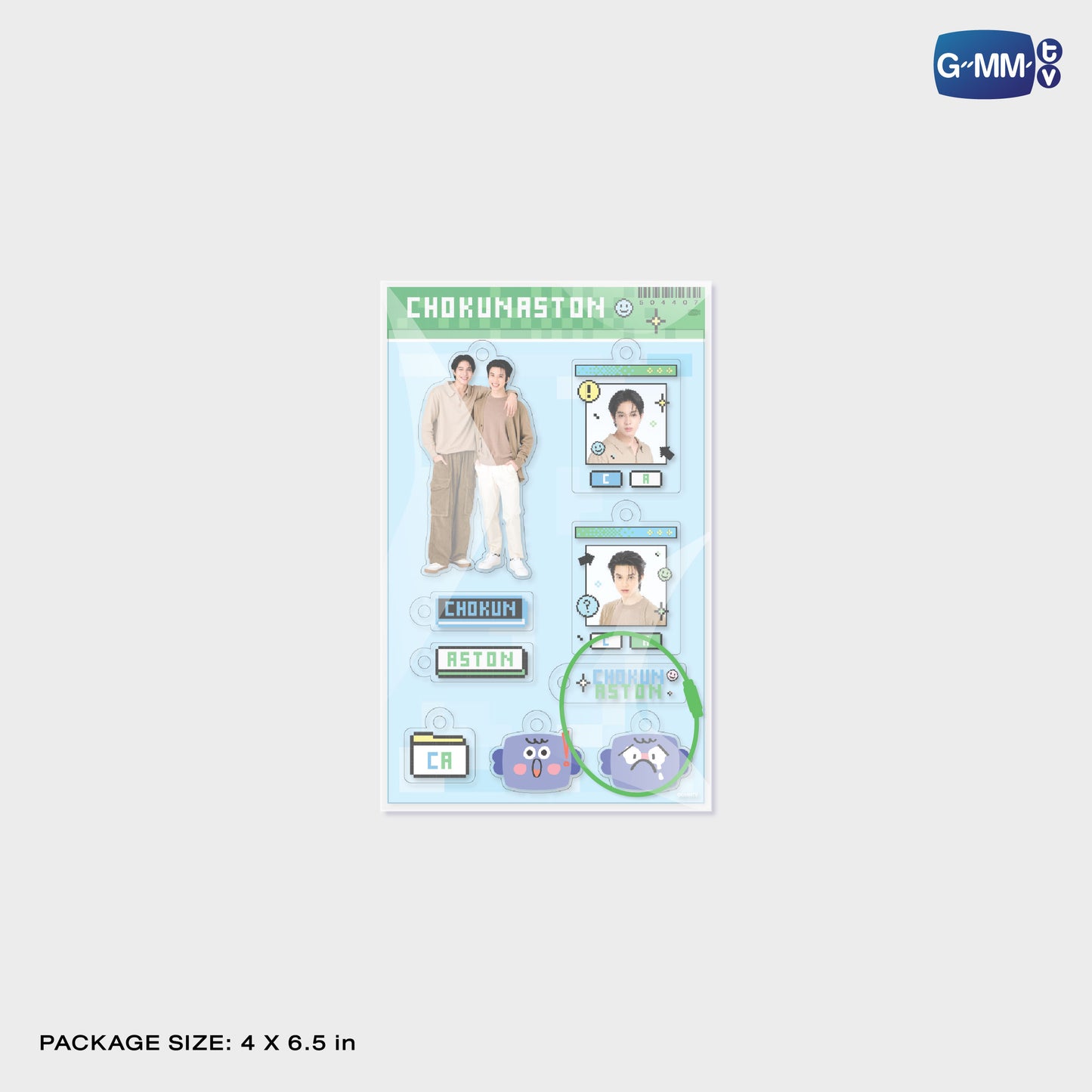 POPOS25-727 CUSTOMIZABLE ACRYLIC KEYCHAIN CHOKUNASTON