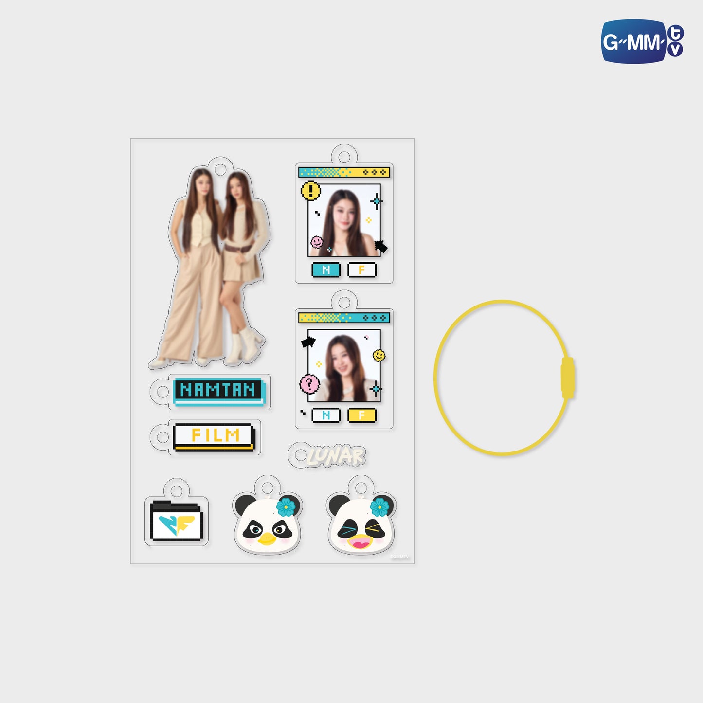 POPOS25-730 CUSTOMIZABLE ACRYLIC KEYCHAIN NAMTANFILM