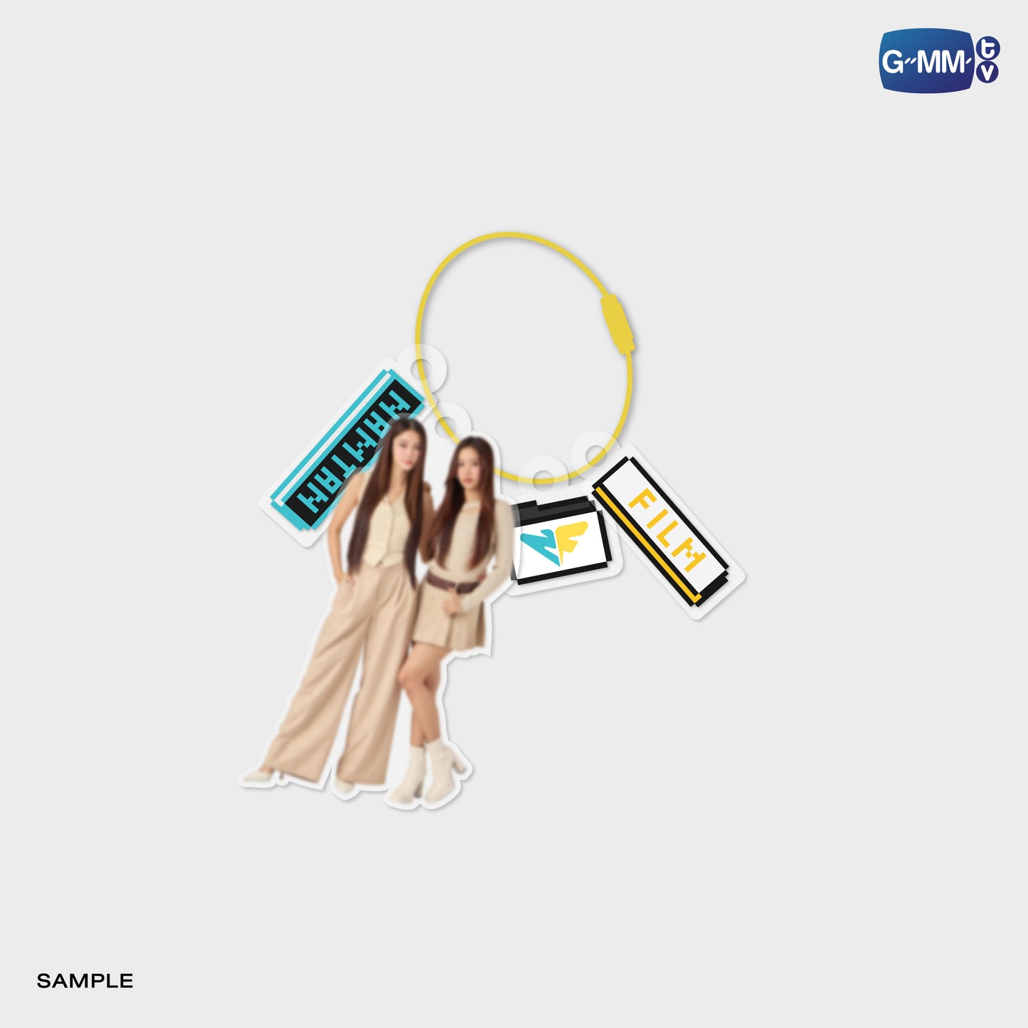 POPOS25-730 CUSTOMIZABLE ACRYLIC KEYCHAIN NAMTANFILM