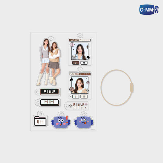 POPOS25-732 CUSTOMIZABLE ACRYLIC KEYCHAIN VIEWMIM