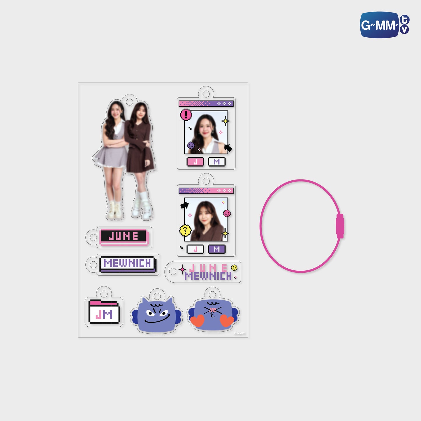 POPOS25-733 CUSTOMIZABLE ACRYLIC KEYCHAIN JUNEMEWNICH